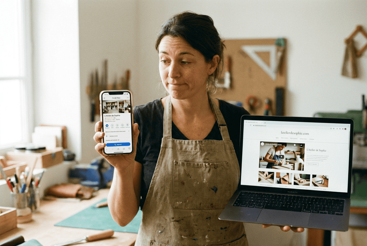 Google Business Profile vs site web : lequel rapporte vraiment des clients ? Google Business Profile vs site web : lequel rapporte vraiment des clients ?